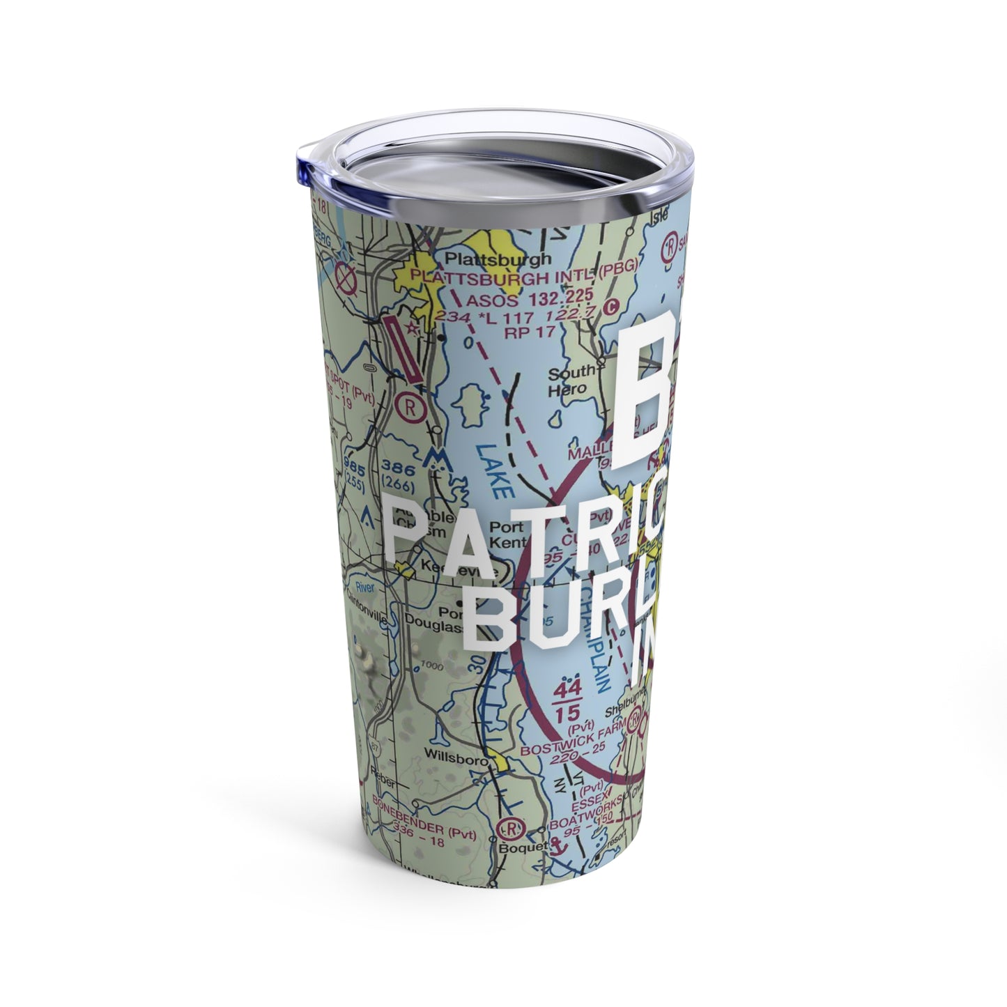 BTV Tumbler | Patrick Leahy Burlington International Airport Tumbler