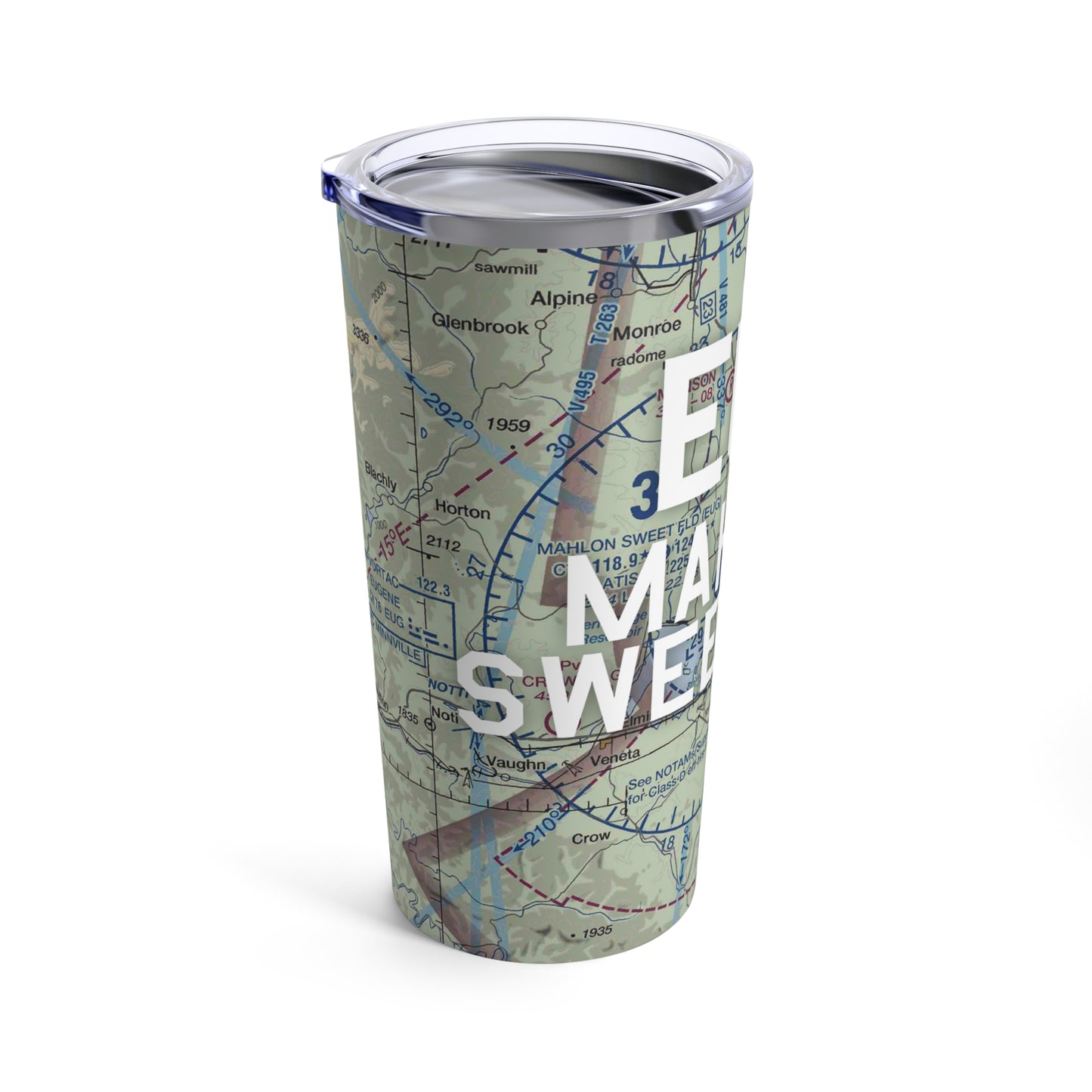 EUG Tumbler | Mahlon Sweet Field Airport Tumbler