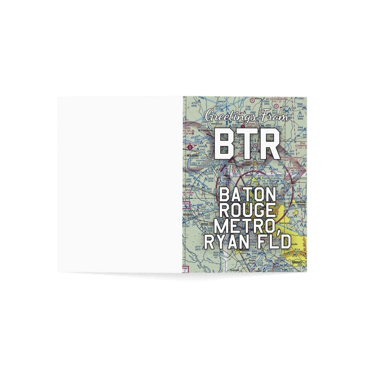 BTR Greeting Cards | Baton Rouge Metro, Ryan Field Airport Cards