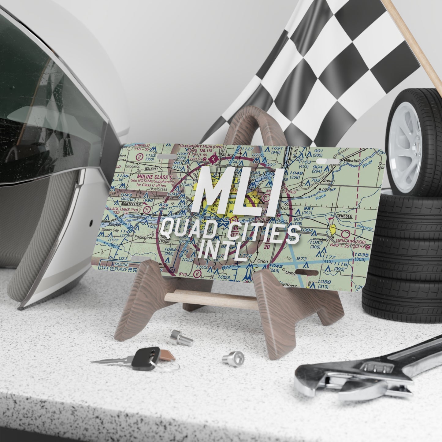 MLI Vanity Plate | Quad Cities International Airport Vanity Plate