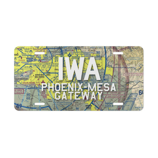 IWA Vanity Plate | Phoenix-Mesa Gateway Airport Vanity Plate