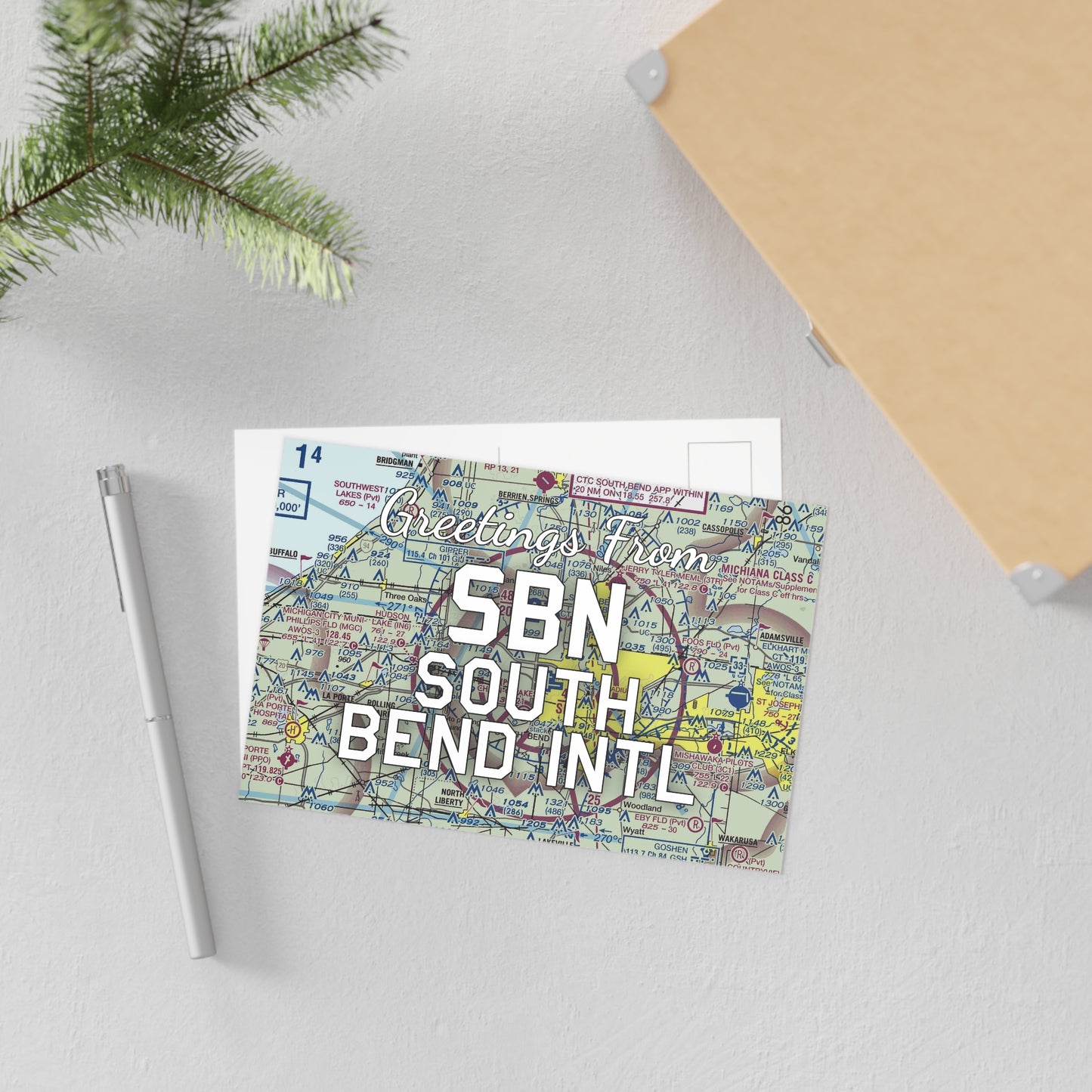 SBN Postcard | South Bend International Airport Card