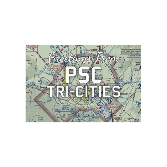 PSC Postcard | Tri-Cities Airport Card