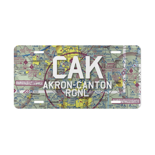 CAK Vanity Plate | Akron-Canton Regional Airport Vanity Plate