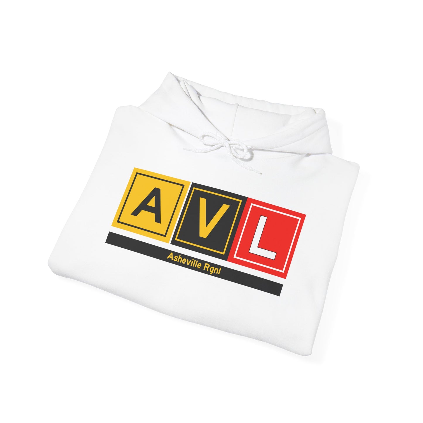 AVL Taxiway Hoodie w/ Airport Name | Asheville Regional Airport Hoodie