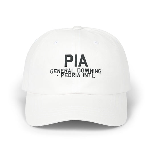 PIA Dad Cap | General Downing - Peoria International Airport Hat