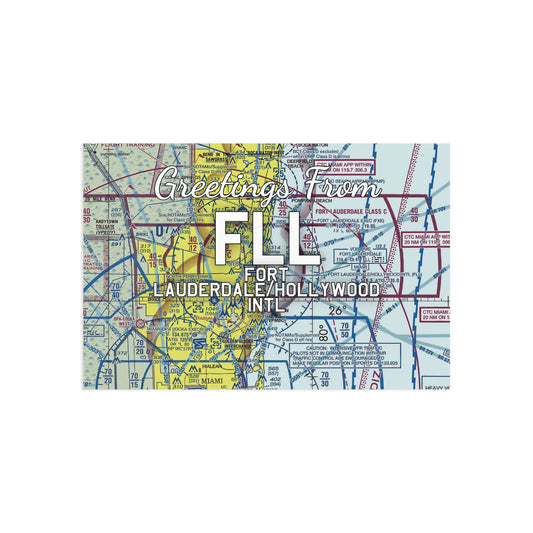FLL Postcard | Fort Lauderdale/Hollywood International Airport Card