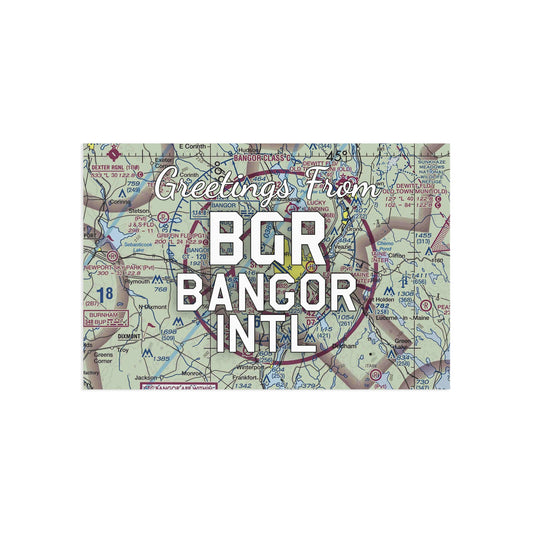 BGR Postcard | Bangor International Airport Card