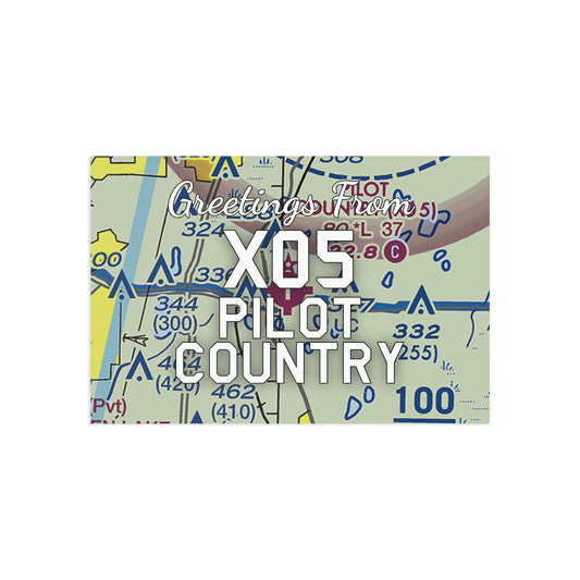 X05 Postcard | Pilot Country Airport Card