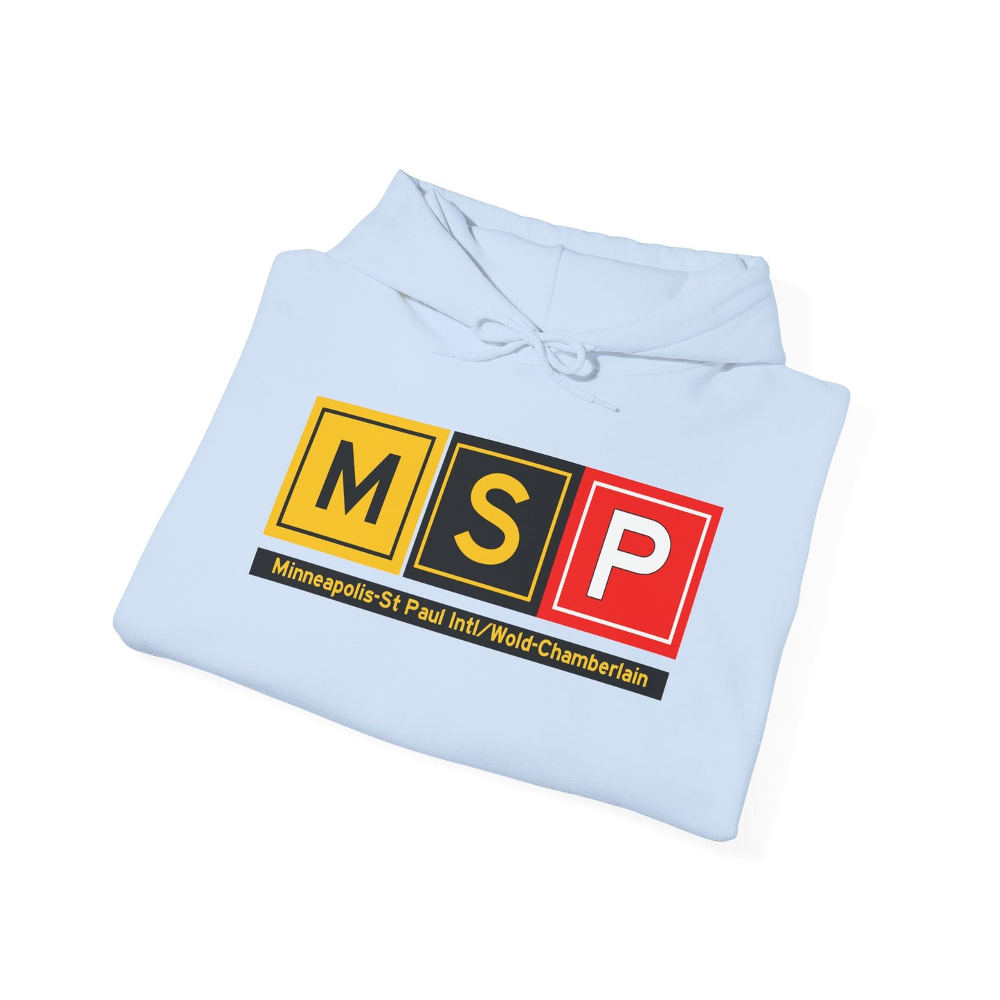 MSP Taxiway Hoodie w/ Airport Name | Minneapolis-St Paul International/Wold-Chamberlain Airport Hoodie