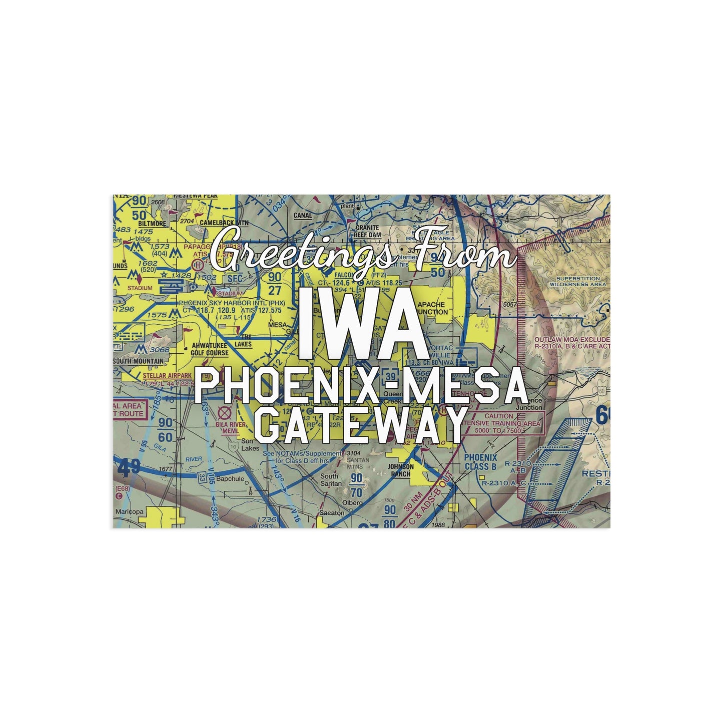 IWA Postcard | Phoenix-Mesa Gateway Airport Card