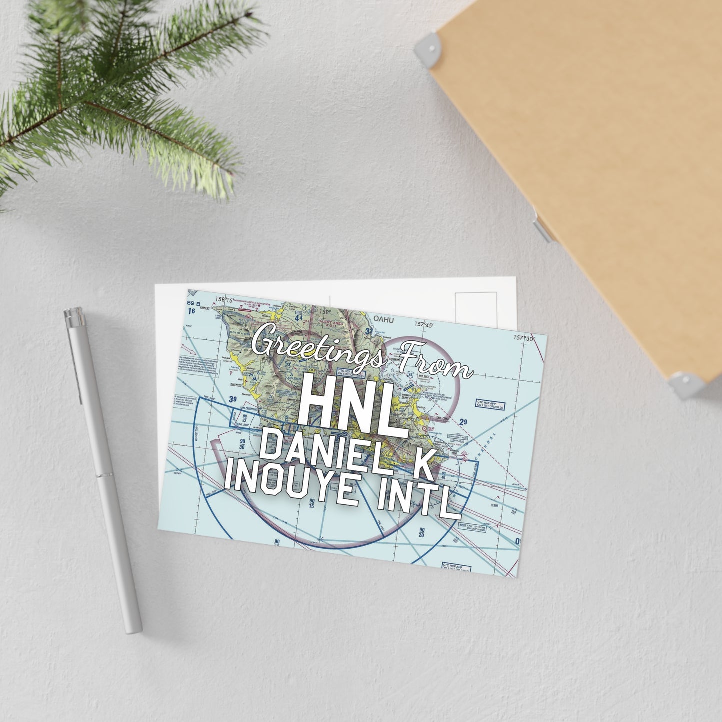 HNL Postcard | Daniel K Inouye International Airport Card