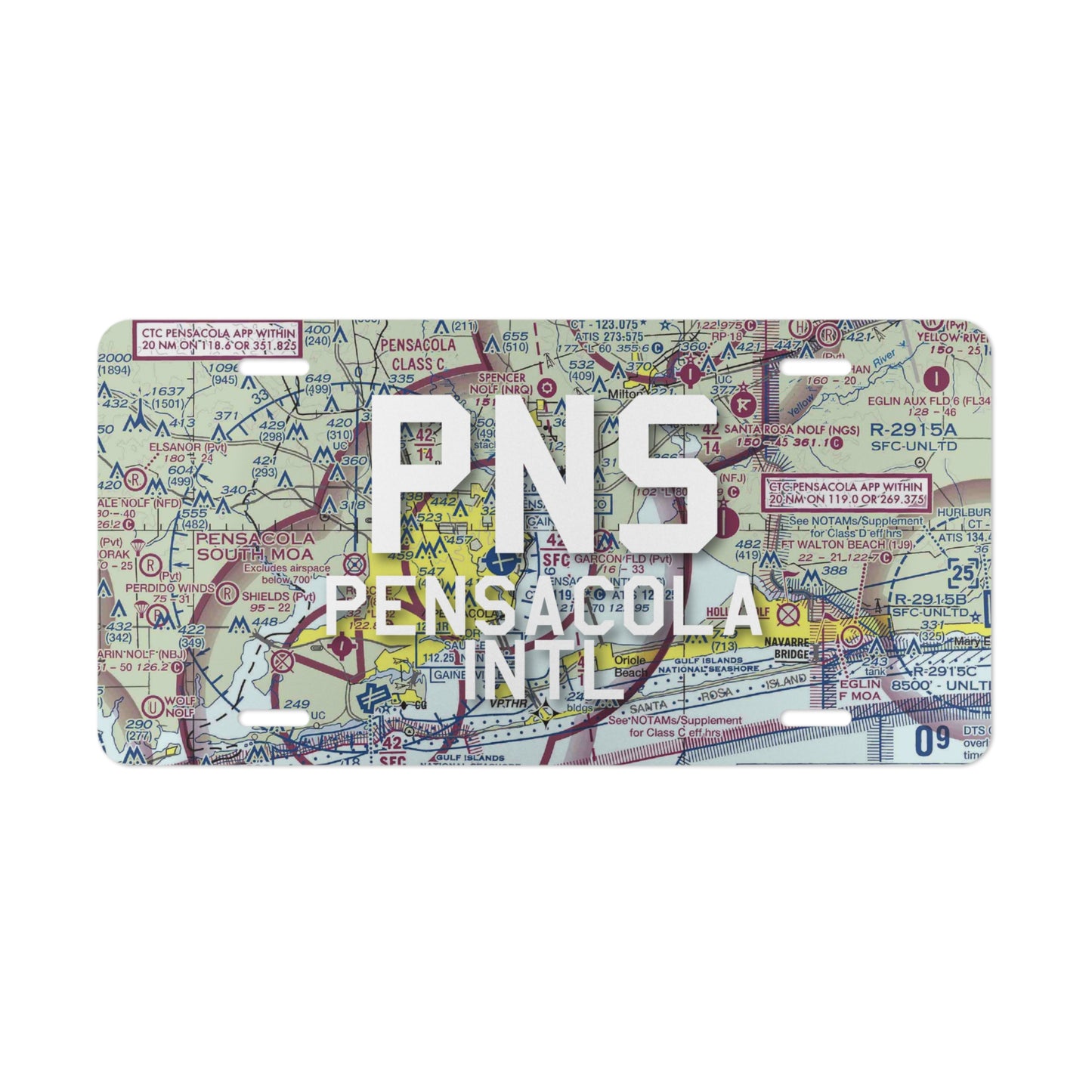PNS Vanity Plate | Pensacola International Airport Vanity Plate