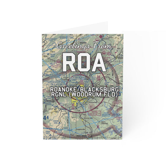 ROA Greeting Cards | Roanoke/Blacksburg Regional (Woodrum Field) Airport Cards