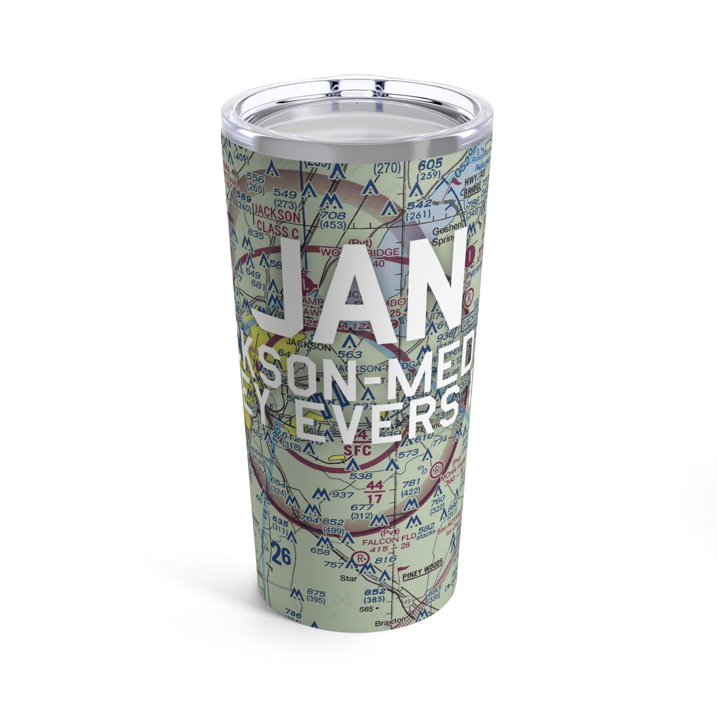 JAN Tumbler | Jackson-Medgar Wiley Evers International Airport Tumbler