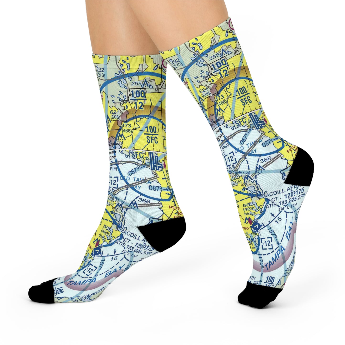 PIE Cushioned Crew Socks | St Pete-Clearwater International Airport Socks