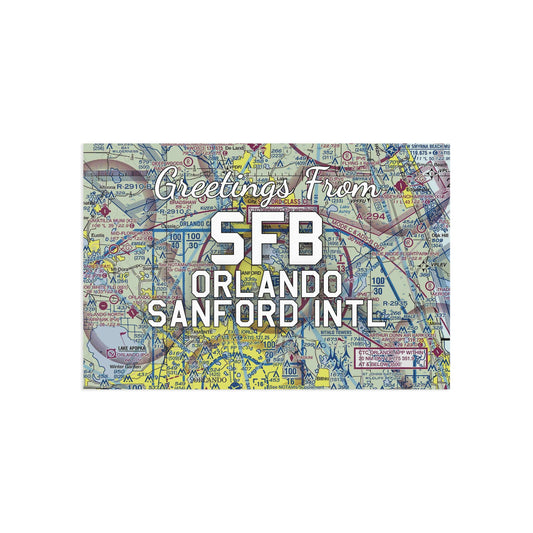 SFB Postcard | Orlando Sanford International Airport Card