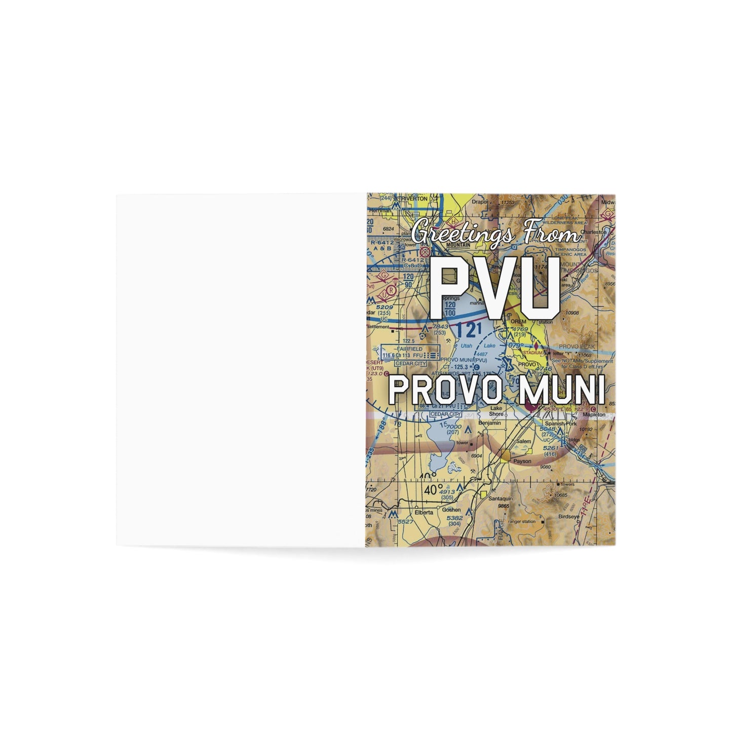 PVU Greeting Cards | Provo Municipal Airport Cards