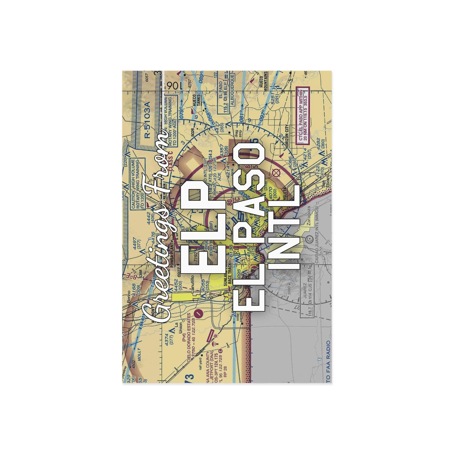 ELP Postcard | El Paso International Airport Card