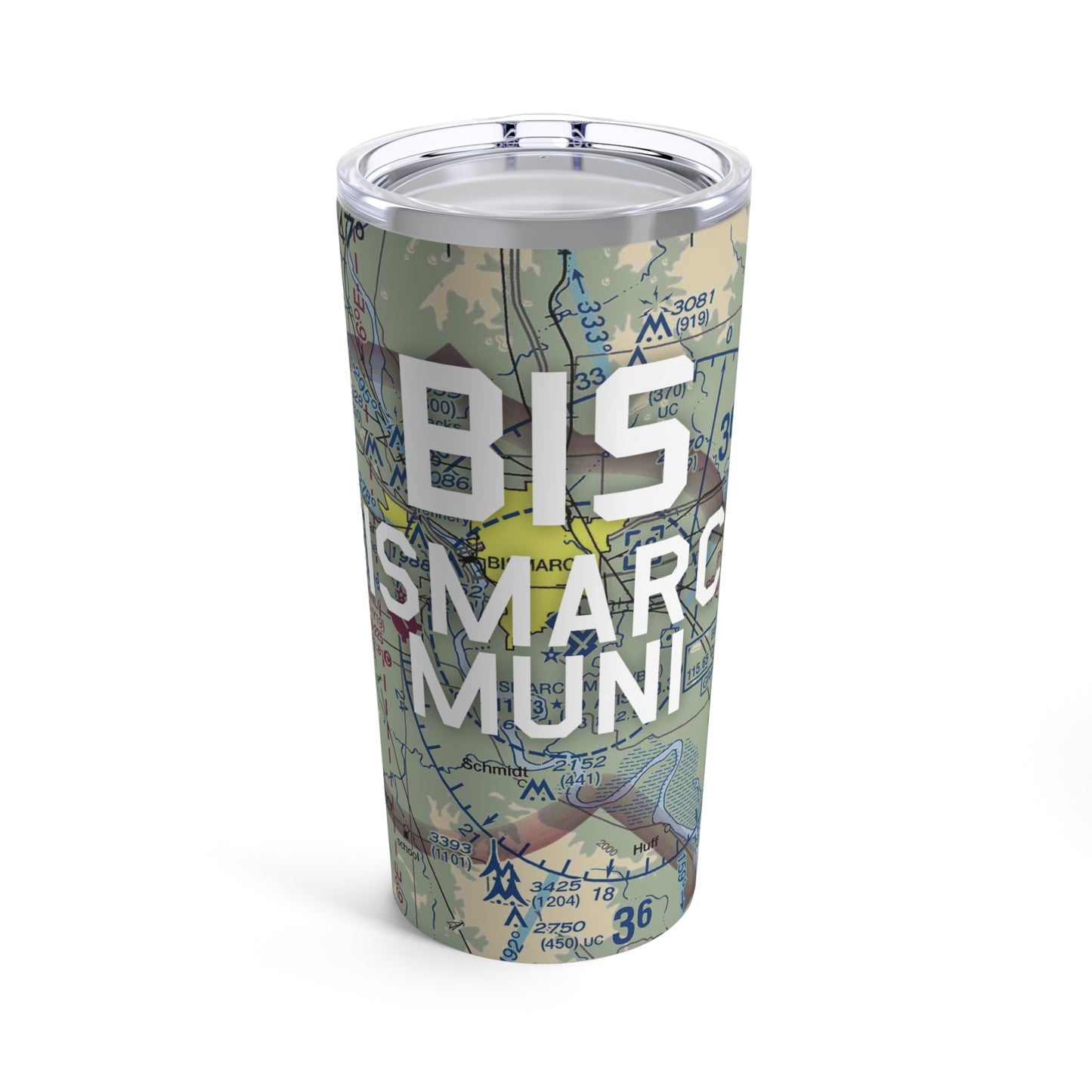 BIS Tumbler | Bismarck Municipal Airport Tumbler