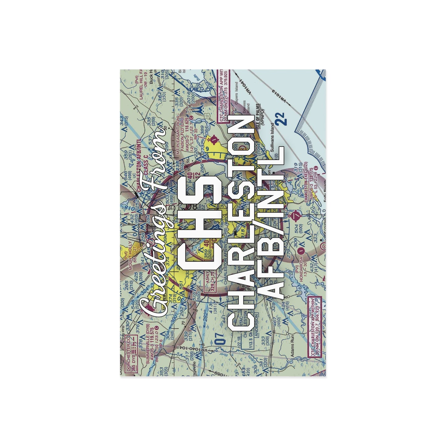CHS Postcard | Charleston AFB/International Airport Card