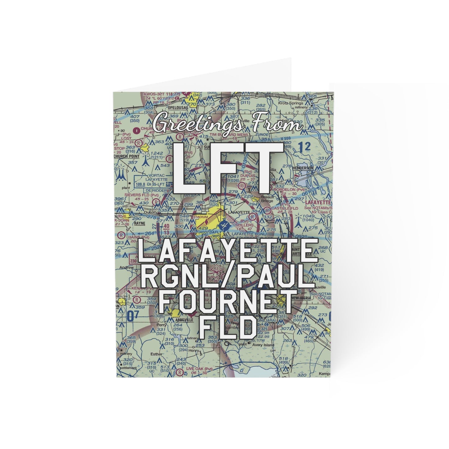 LFT Greeting Cards | Lafayette Regional/Paul Fournet Field Airport Cards