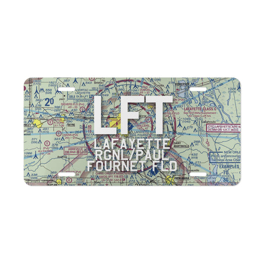 LFT Vanity Plate | Lafayette Regional/Paul Fournet Field Airport Vanity Plate