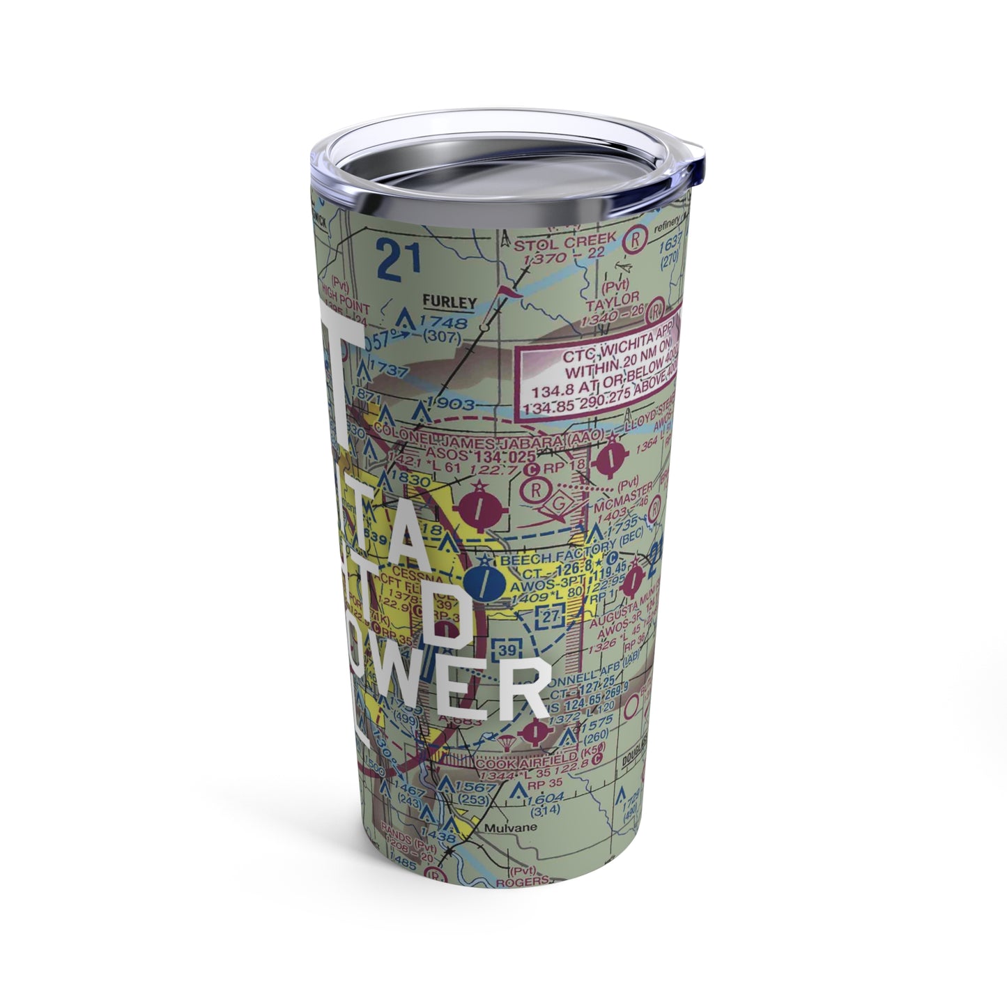 ICT Tumbler | Wichita Dwight D Eisenhower National Airport Tumbler