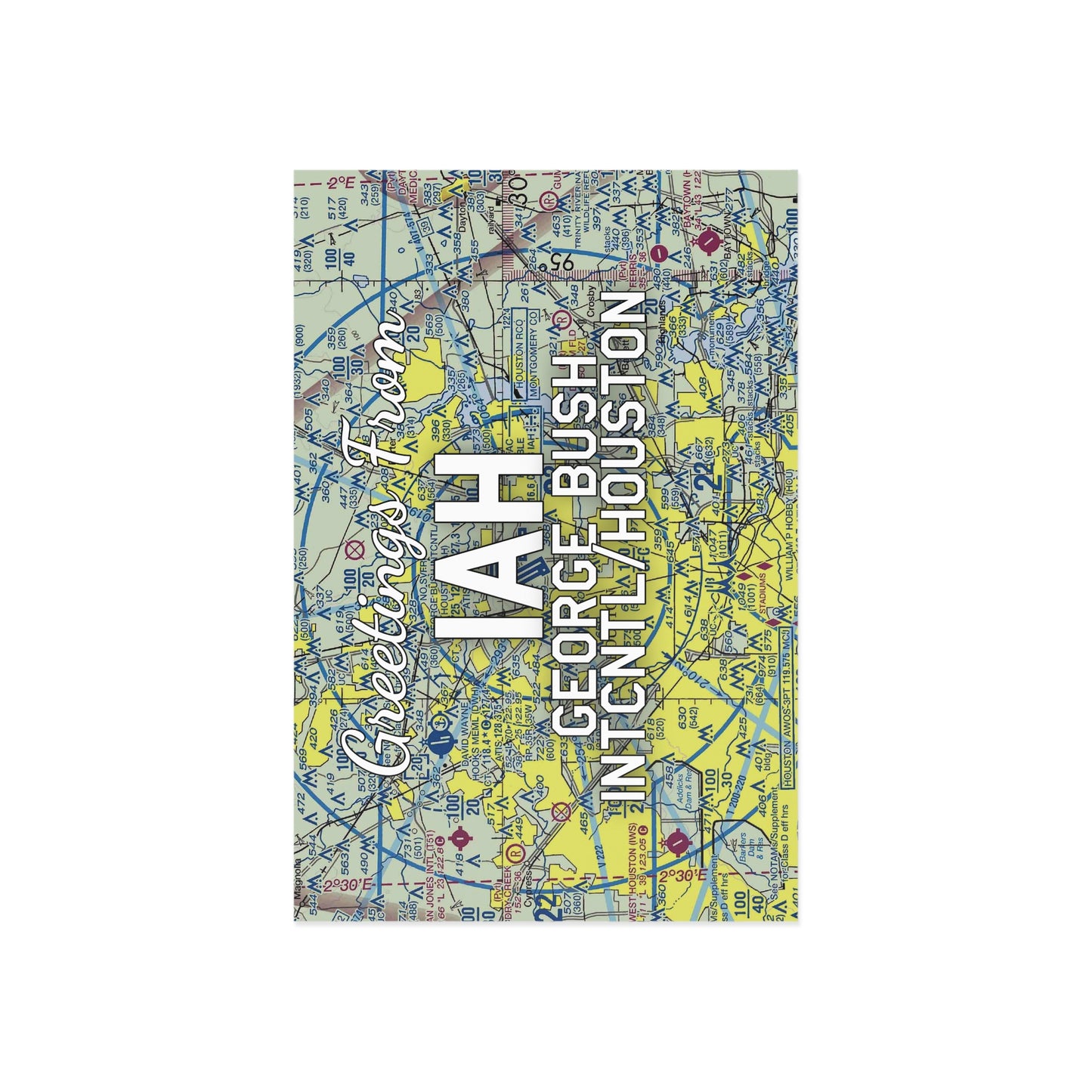 IAH Postcard | George Bush Intcntl/Houston Airport Card