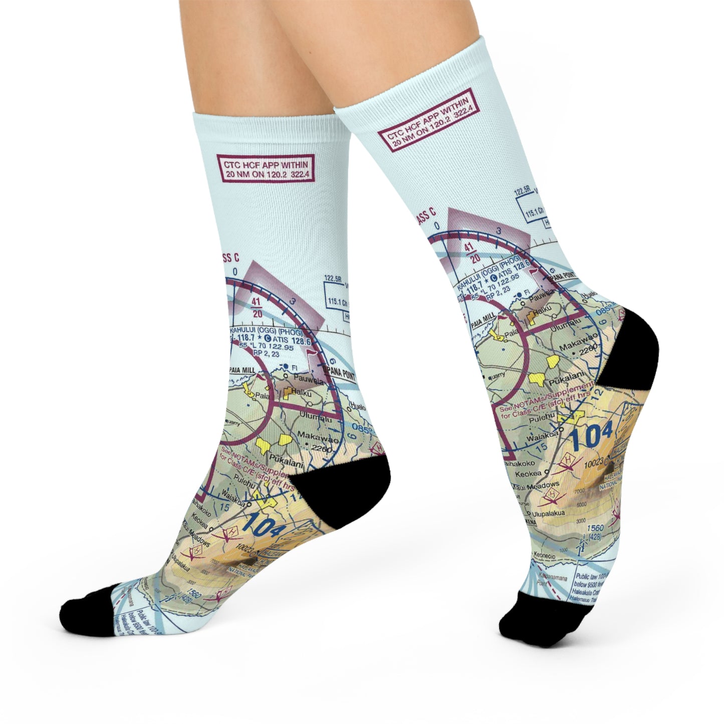 OGG Cushioned Crew Socks | Kahului Airport Socks