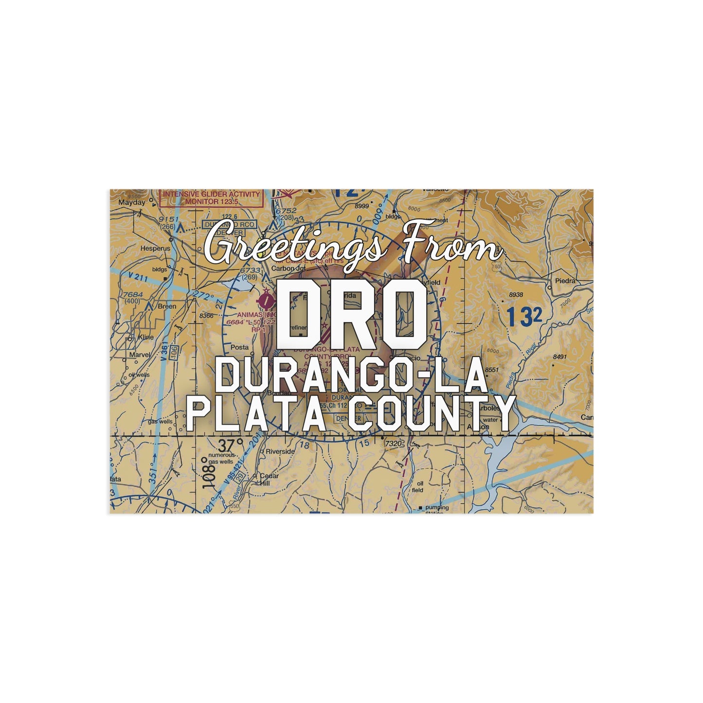 DRO Postcard | Durango-La Plata County Airport Card