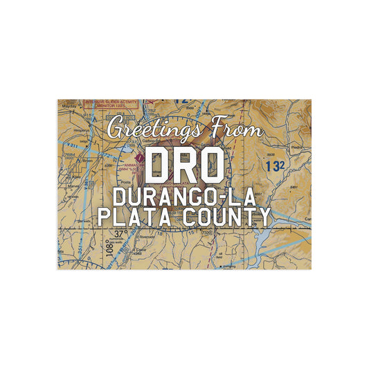 DRO Postcard | Durango-La Plata County Airport Card