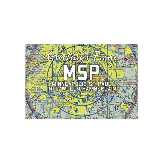 MSP Postcard | Minneapolis-St Paul International/Wold-Chamberlain Airport Card