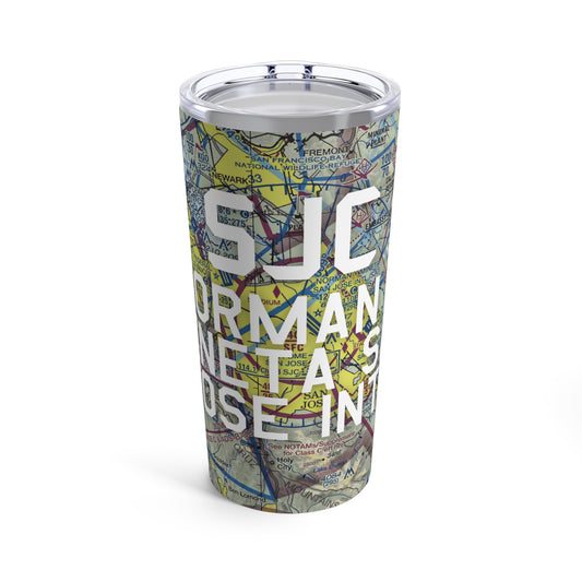 SJC Tumbler | Norman Y Mineta San Jose International Airport Tumbler