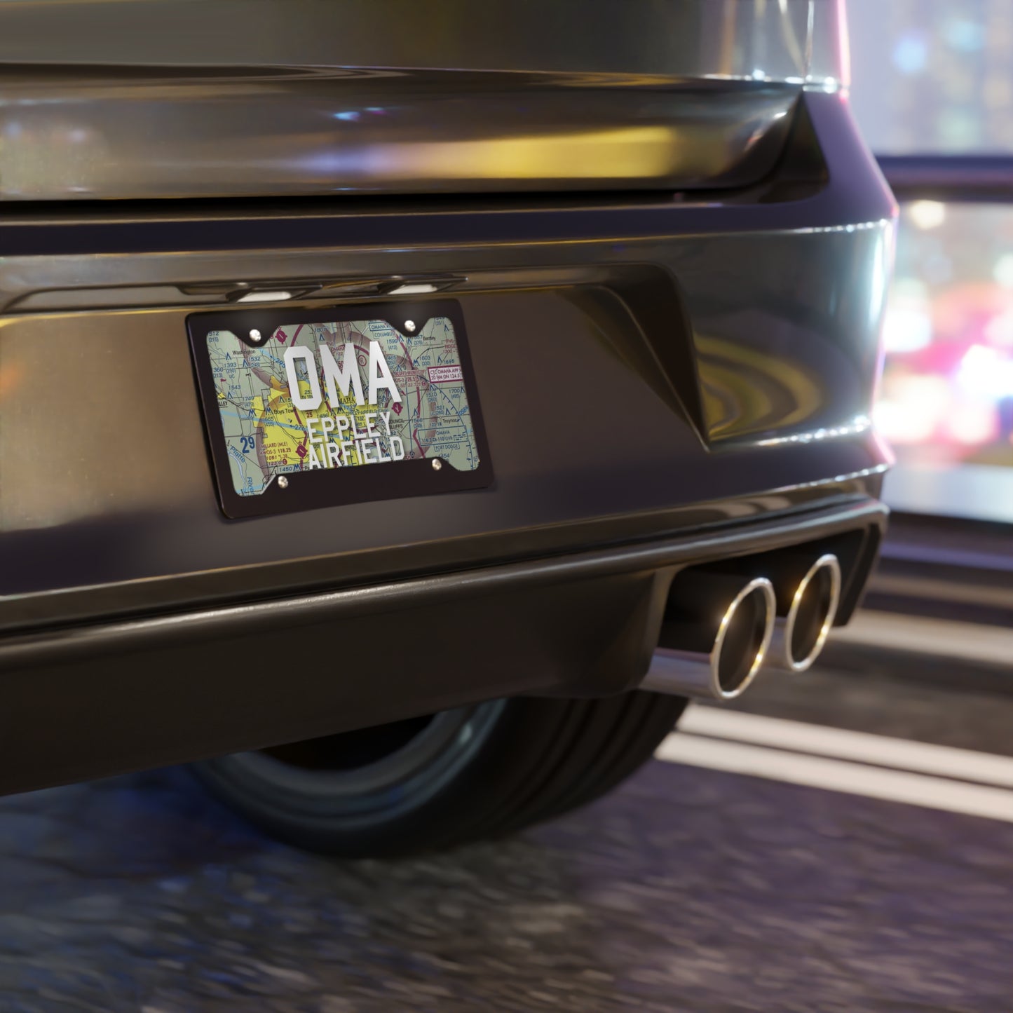OMA Vanity Plate | Eppley Airfield Airport Vanity Plate
