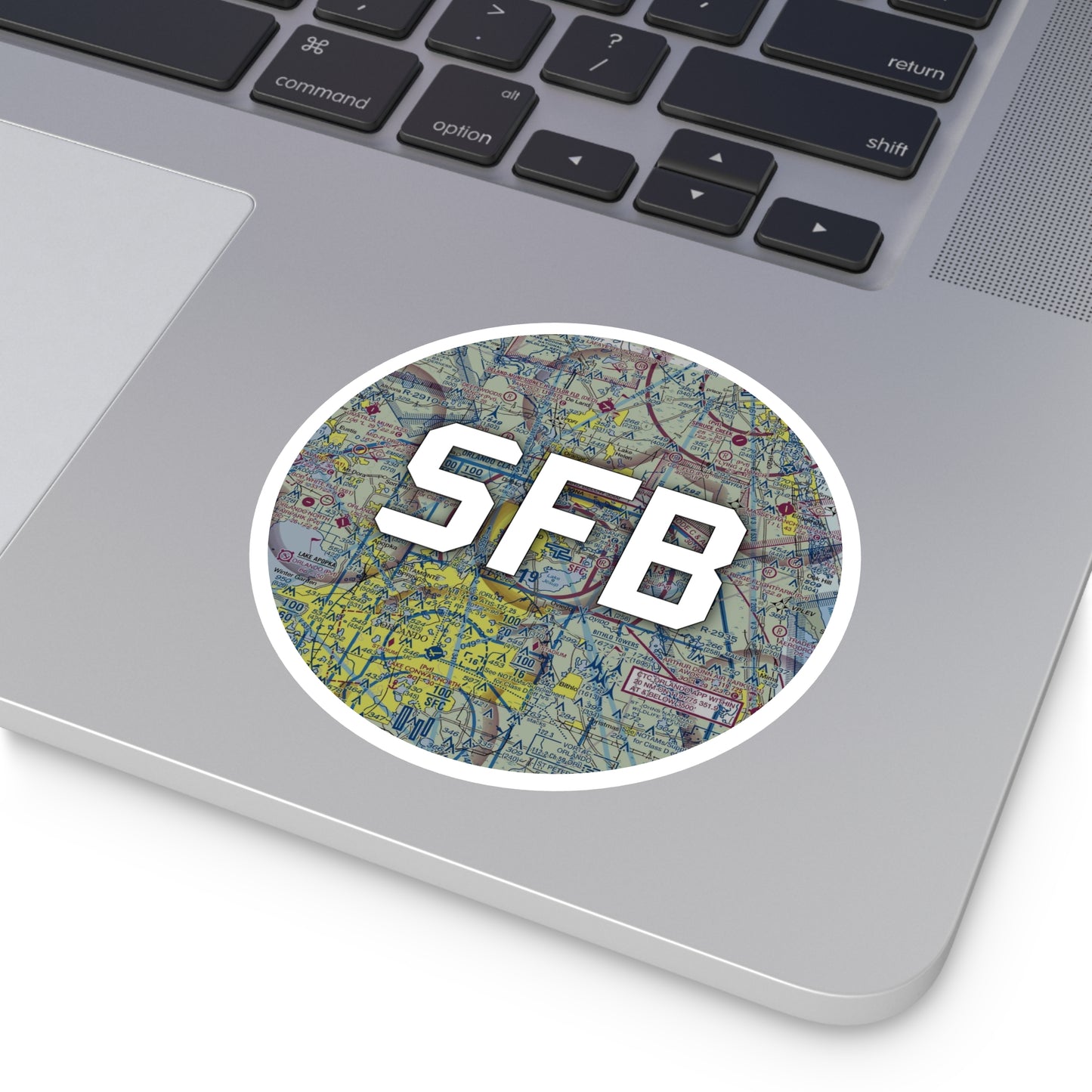 SFB Round Sticker | Orlando Sanford International Airport Sticker