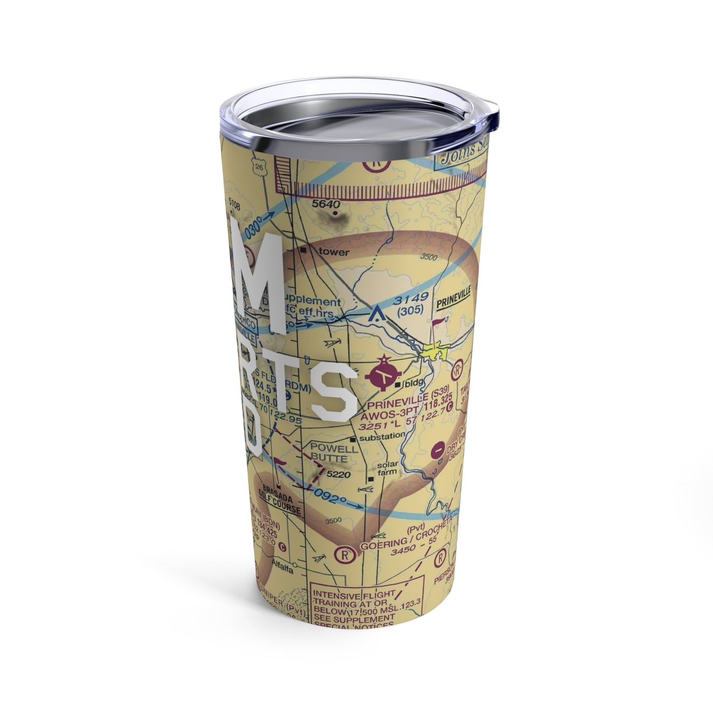 RDM Tumbler | Roberts Field Airport Tumbler