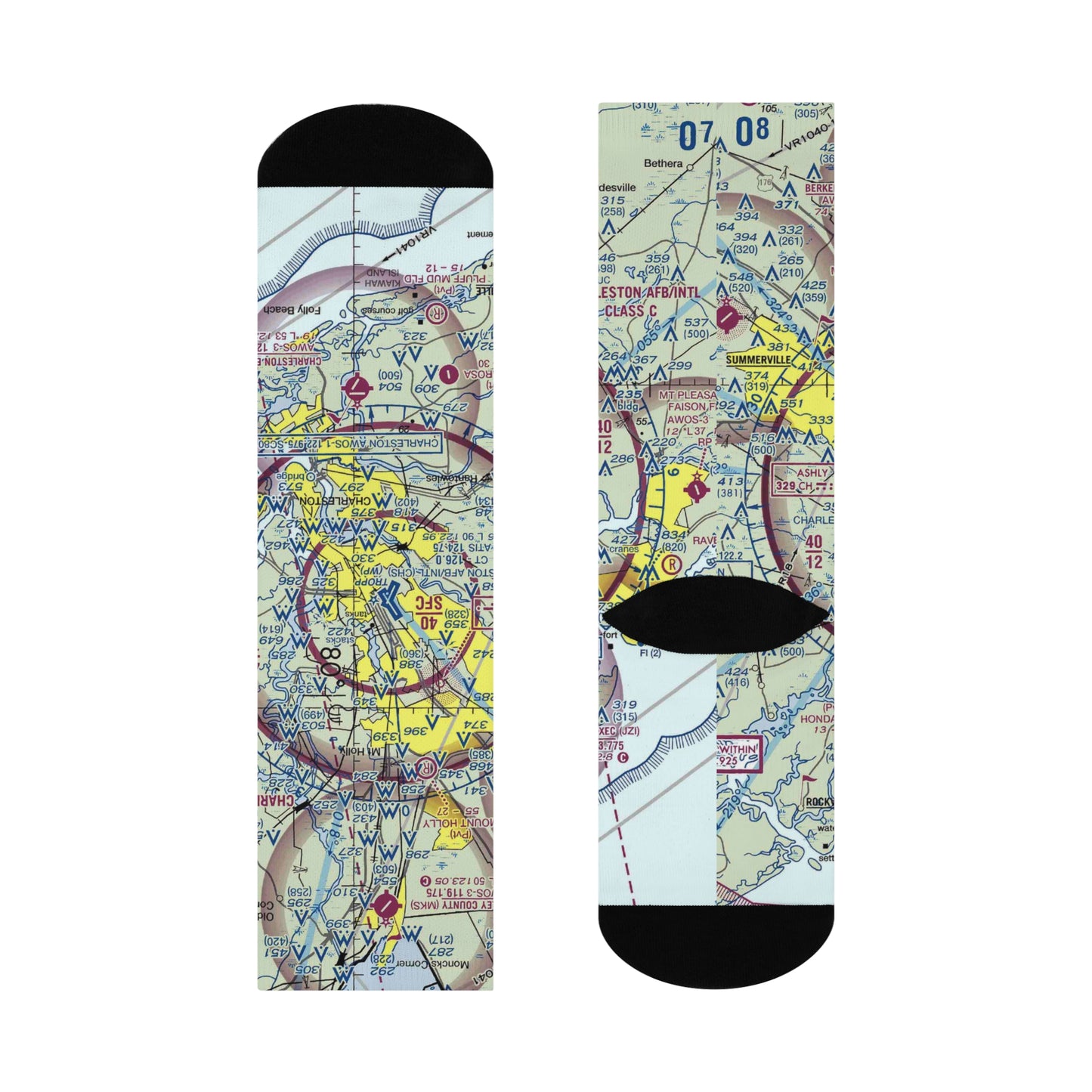 CHS Cushioned Crew Socks | Charleston AFB/International Airport Socks