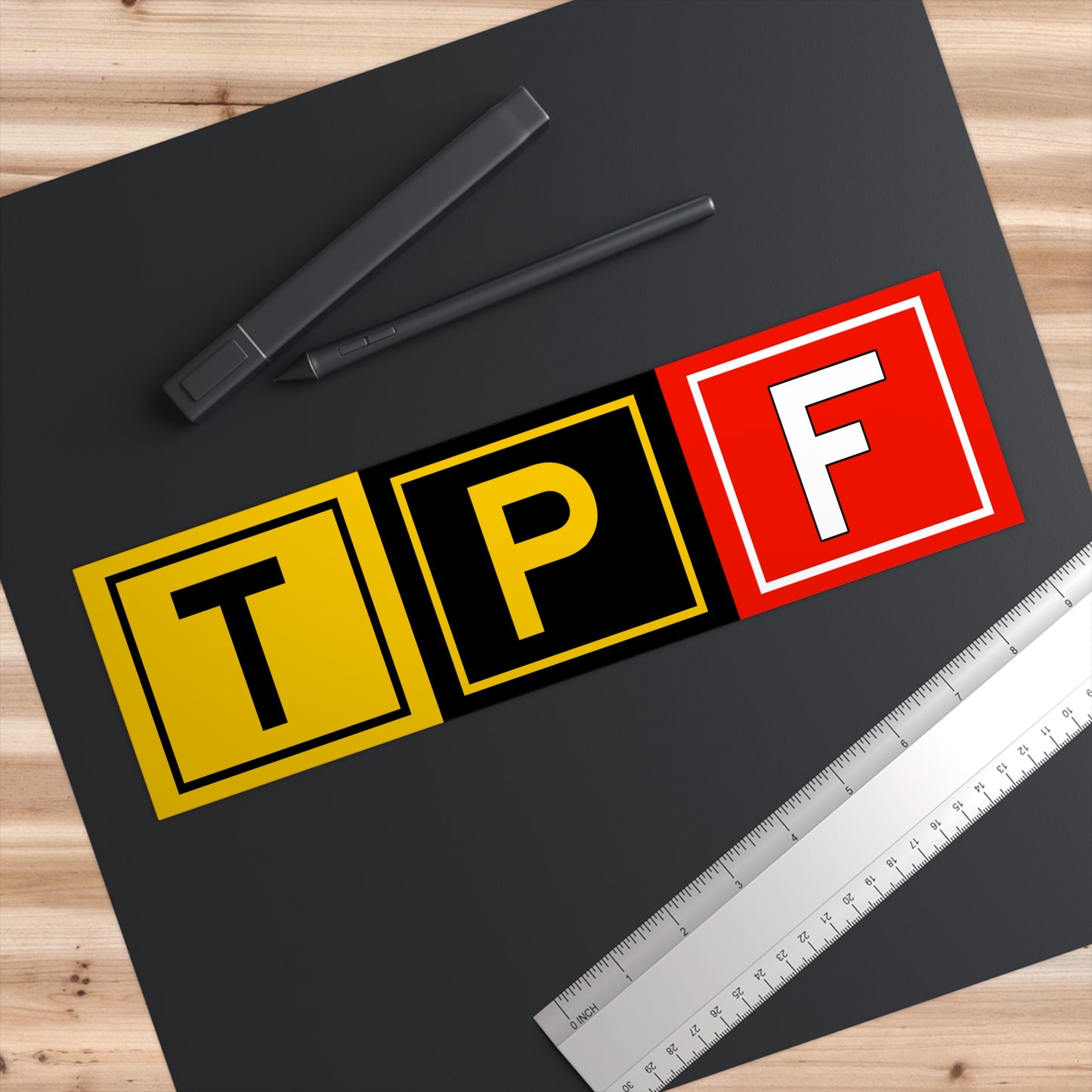 TPF Bumper Sticker | Peter O Knight Sticker | Taxi Sticker