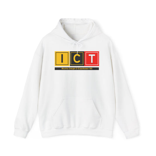 ICT Taxiway Hoodie w/ Airport Name | Wichita Dwight D Eisenhower National Airport Hoodie