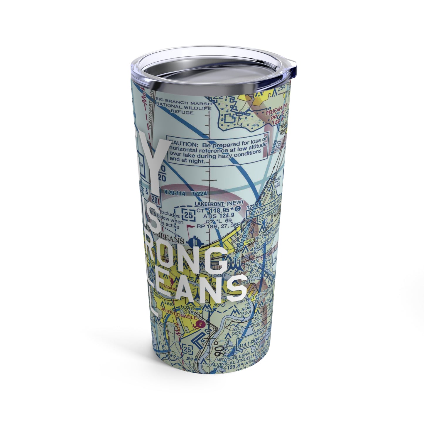 MSY Tumbler | Louis Armstrong New Orleans International Airport Tumbler