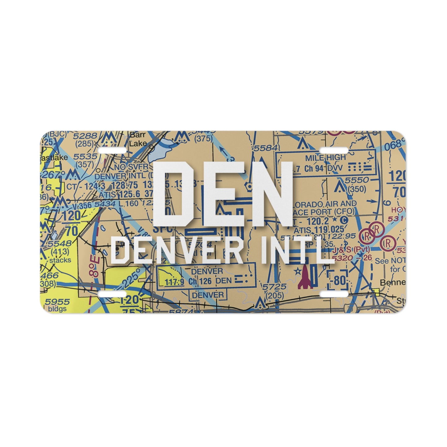 DEN Vanity Plate | Denver International Vanity Plate