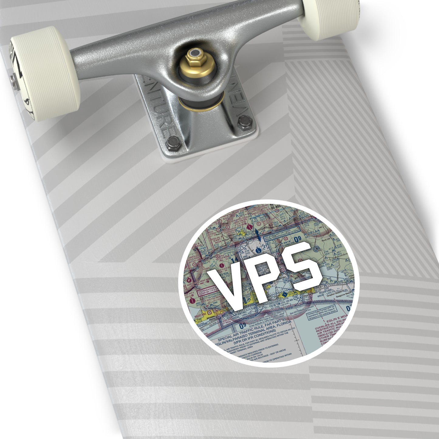 VPS Round Sticker | Eglin AFB/Destin-Ft Walton Beach Airport Sticker