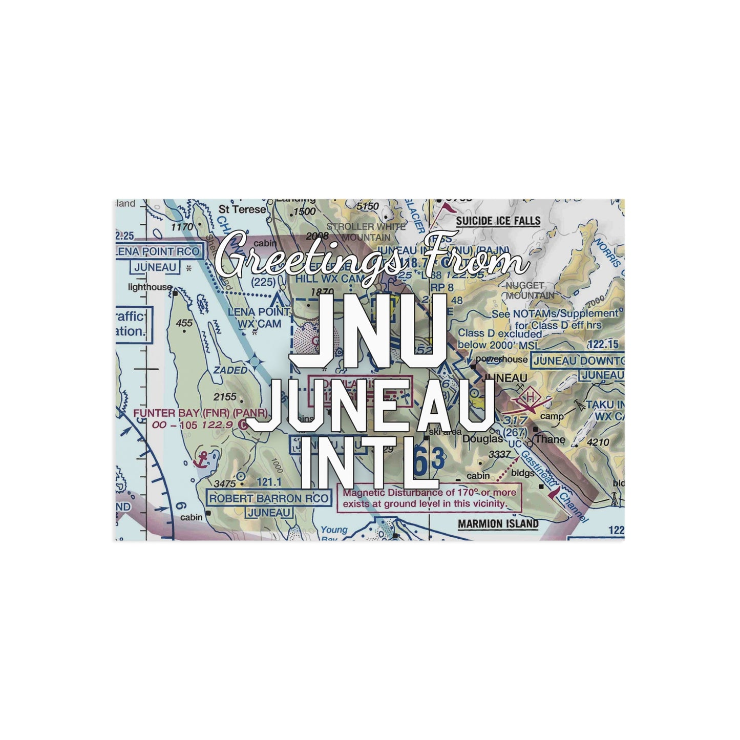 JNU Postcard | Juneau International Airport Card