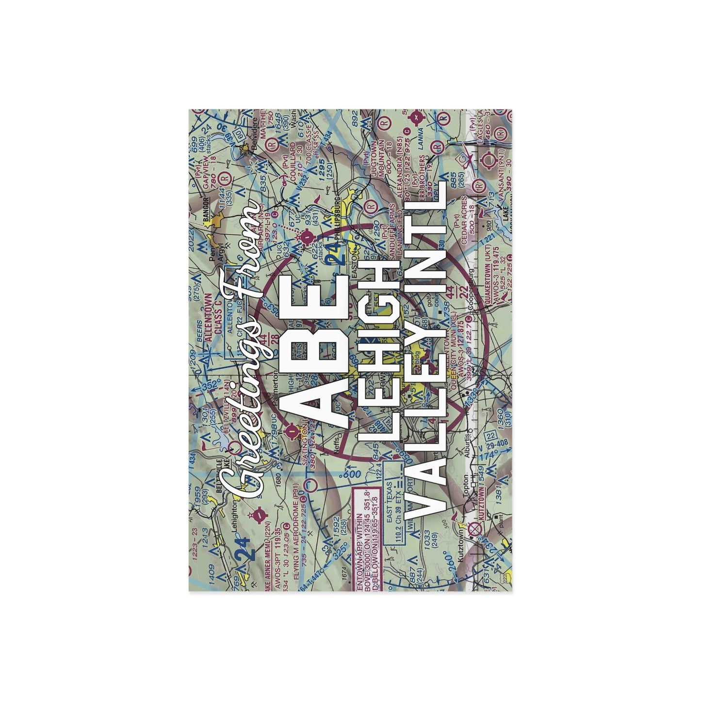 ABE Postcard | Lehigh Valley International Airport Card