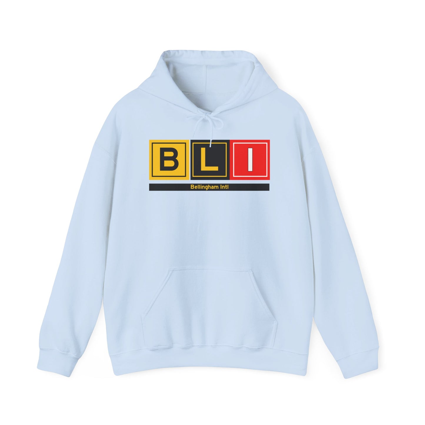 BLI Taxiway Hoodie w/ Airport Name | Bellingham International Airport Hoodie