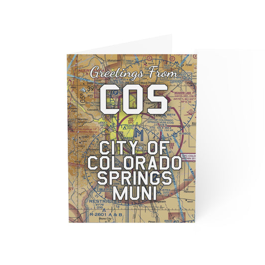 COS Greeting Cards | City of Colorado Springs Municipal Airport Cards