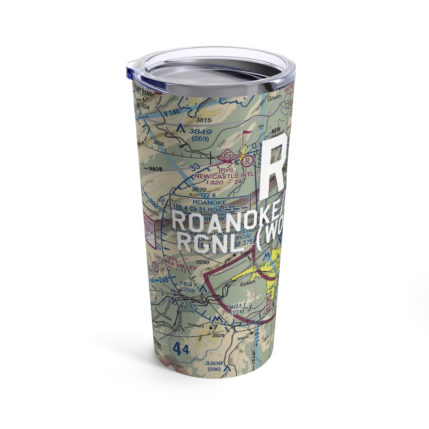 ROA Tumbler | Roanoke/Blacksburg Regional (Woodrum Field) Airport Tumbler