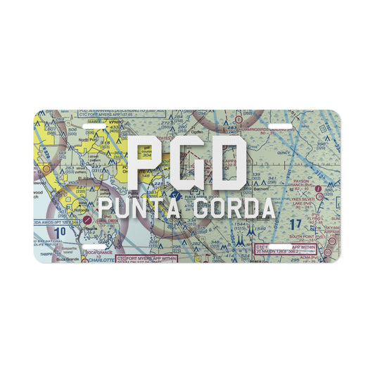 PGD Vanity Plate | Punta Gorda Airport Vanity Plate