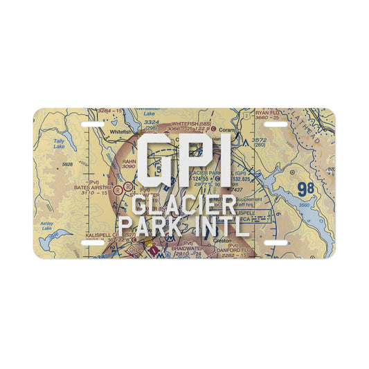 GPI Vanity Plate | Glacier Park International Airport Vanity Plate